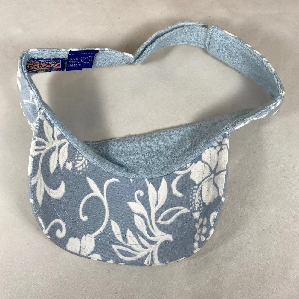 KINDERCAPS Floral VISOR Blue